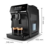 PHILIPS Kaffeevollautomat 2200 Serie EP2220/10 mit Panarello Milchaufschäumer & AquaClean Filter – Bild 12