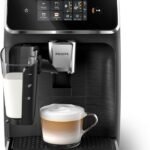 PHILIPS Kaffeevollautomat LatteGo 2300 EP2330/10 Schwarz mit Keramikmahlwerk & SilentBrew