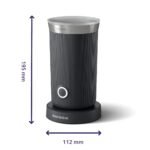 PHILIPS Baristina Espressomaschine mit Mahlwerk & Milchaufschäumer, 16 Bar, Schwarz – Bild 10