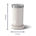 PHILIPS Baristina Espressomaschine mit Mahlwerk & Milchaufschäumer, 16 Bar, Weiß – Bild 10