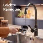 PHILIPS Baristina Espressomaschine mit Mahlwerk & Milchaufschäumer, 16 Bar, Schwarz – Bild 6