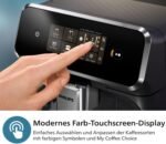 PHILIPS Kaffeevollautomat LatteGo 2300 EP2330/10 Schwarz mit Keramikmahlwerk & SilentBrew – Bild 5