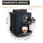KRUPS Harmony Milk Kaffeevollautomat mit Milchsystem, 5 Kaffeespezialitäten, Doppeltassenfunktion – Bild 7