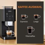 KRUPS Coffee Crush Extra Kaffeevollautomat 15 cm breit Edelstahl-Mahlwerk 15 Bar Schwarz – Bild 4