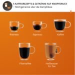 KRUPS Sensation Kaffeevollautomat mit Milchdüse Barista Inside Metallbrühgruppe TÜV-zertifiziert – Bild 4