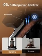 Neretva Kaffeemühle Elektrisch mit Kegelmahlwerk 40 Mahlgrade Edelstahl Antistatik – Bild 4