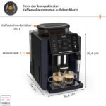 KRUPS Sensation Kaffeevollautomat mit Milchdüse Barista Inside Metallbrühgruppe TÜV-zertifiziert – Bild 8