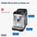 De'Longhi Magnifica Evo Kaffeevollautomat Silber - 5 Getränke, Mahlwerk, Milchaufschäumer – Bild 7