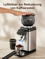 Neretva Kaffeemühle Elektrisch mit Kegelmahlwerk 40 Mahlgrade Edelstahl Antistatik – Bild 6