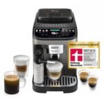 De'Longhi Magnifica Evo Next Kaffeevollautomat 13 Getränke Touch-Display 3 Profile Titan