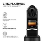 NESPRESSO DE'LONGHI CitiZ EN220.T Kapselmaschine Platinum Titan mit Eco-Modus & 4 Tassengrößen – Bild 2