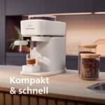 PHILIPS Baristina Espressomaschine mit Mahlwerk & Milchaufschäumer, 16 Bar, Weiß – Bild 7