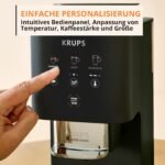 KRUPS Coffee Crush Extra Kaffeevollautomat 15 cm breit Edelstahl-Mahlwerk 15 Bar Schwarz – Bild 6
