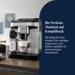 De'Longhi Magnifica Evo Kaffeevollautomat mit Mahlwerk 7 Getränke LatteCrema Silber-Schwarz – Bild 2