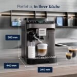 De'Longhi Magnifica Evo Next Kaffeevollautomat 13 Getränke Touch-Display 3 Profile Titan – Bild 8