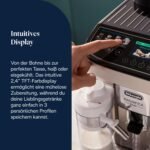 De'Longhi Magnifica Duo Kaffeevollautomat 20 Getränke Milchkaraffe Kegelmahlwerk Silber – Bild 3