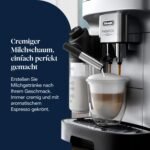 De'Longhi Magnifica Evo Kaffeevollautomat mit Mahlwerk 7 Getränke LatteCrema Silber-Schwarz – Bild 6