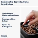 De'Longhi Magnifica Evo Kaffeevollautomat Silber - 5 Getränke, Mahlwerk, Milchaufschäumer – Bild 3