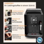 Krups Harmony Kaffeevollautomat, 4 Spezialitäten, Milchaufschäumdüse, Doppeltassenfunktion – Bild 6
