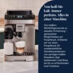 De'Longhi Magnifica Duo Kaffeevollautomat 20 Getränke Milchkaraffe Kegelmahlwerk Silber – Bild 8