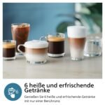 PHILIPS Kaffeevollautomat LatteGo 3300 Chrom – 6 Spezialitäten, Keramikmahlwerk, SilentBrew – Bild 3