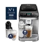 De'Longhi Magnifica Duo Kaffeevollautomat 20 Getränke Milchkaraffe Kegelmahlwerk Silber