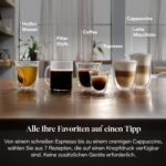 De'Longhi Magnifica Evo Kaffeevollautomat mit Mahlwerk 7 Getränke LatteCrema Silber-Schwarz – Bild 4