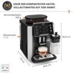 KRUPS Sensation Milk Kaffeevollautomat EA912E10 – 6 Getränke, Milk Maestro, automatische Reinigung – Bild 2