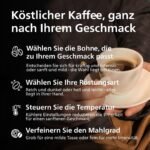 PHILIPS Kaffeevollautomat 2200 Serie EP2220/10 mit Panarello Milchaufschäumer & AquaClean Filter – Bild 9