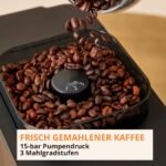 KRUPS Coffee Crush Extra Kaffeevollautomat 15 cm breit Edelstahl-Mahlwerk 15 Bar Schwarz – Bild 7