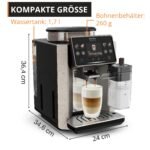 KRUPS Sensation Elite Kaffeevollautomat 24 Getränke Hot & Cold Milk Maestro Technologie Touchscreen – Bild 7