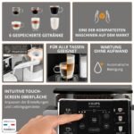KRUPS Sensation Milk Kaffeevollautomat EA912E10 – 6 Getränke, Milk Maestro, automatische Reinigung – Bild 8